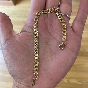 Gold 925 dainty link women’s bracelet GUC